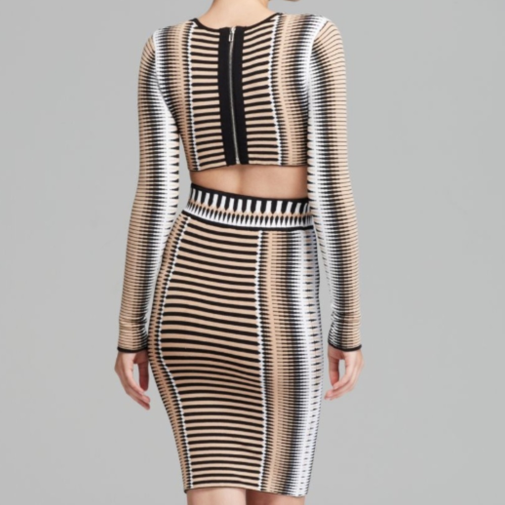 Torn By Ronny Kobo Dress  - Shuli Mosaic Jacquard